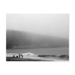 A Day at the Beach - Maine Postcard