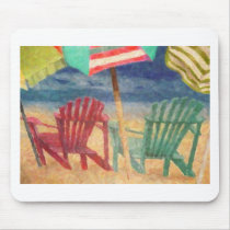 A Day At The Beach Mouse Pad