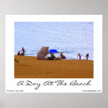 A Day At The Beach Photography Poster