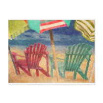 A Day At The Beach Postcard