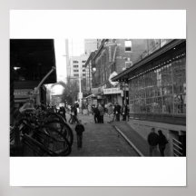 A day near  Pike Place Market Poster