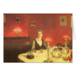 A Dinner Table at Night by John Singer Sargent