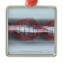 A DNA strand in a capsule Christmas Tree Ornament
