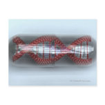 A DNA strand in a capsule postcards