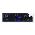 A Dog's Love bumper stickers