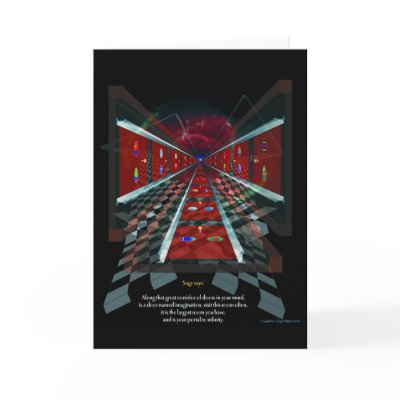A door named imagination card by sagesays