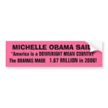 A "DOWNRIGHT MEAN" country?! bumper stickers