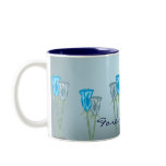 A Dozen Blue Roses (Valentine) Coffee Mugs