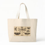 A dragonfly, ladybirds, and butterflies bags