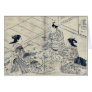 A drinking party by Nishikawa, Sukenobu Ukiyoe Cards