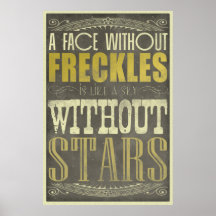 A Face Without Freckles Posters