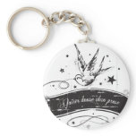 "A fairer house than prose" Keychain