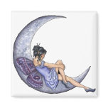 A Fairy Moon Refrigerator Magnets