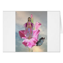 a fairy secret greeting cards
