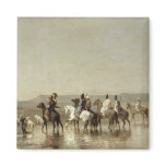 A Falcon Hunt, 1862 Fridge Magnets