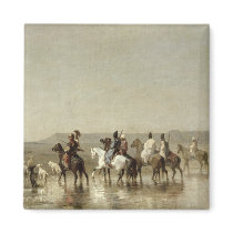A Falcon Hunt, 1862 Fridge Magnets
