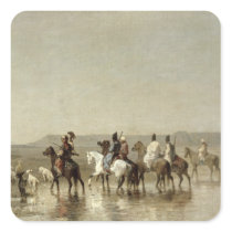 A Falcon Hunt, 1862 Stickers