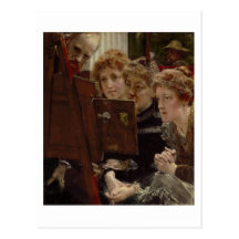 A Family Group, 1896 (oil on panel) Post Cards