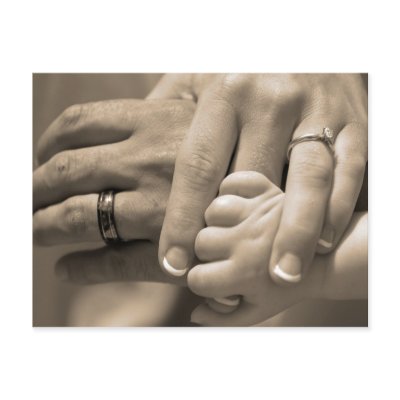 A Family's Wedding Day Post Card by beverlytazangel