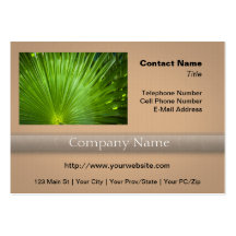 A Fan of Green Business Card