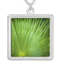 A Fan of Green Necklace
