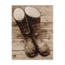 A Farmer's Muddy Rubber Boots