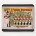 A Female Drummer, 'Arrival of drummer Girls' mousepads