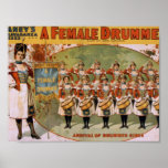 A Female Drummer, 'Arrival of drummer Girls' Posters