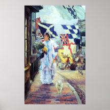 A Fete Day At Brighton ~ James Tissot ~ Fine Art Posters