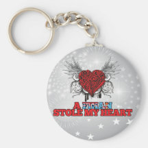A Fijian Stole my Heart Keychains
