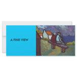 A FINE VIEW, CUSTOMIZED RACK CARD