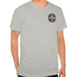 A Fire Fighter Maltese Tee Shirts