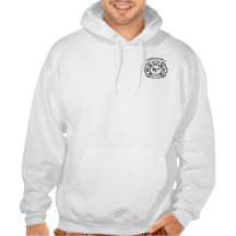 A Firefighters Wife Maltese Heart Hooded Pullover