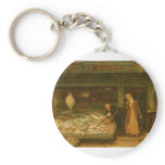 A Fishmonger's Shop by Frederick Walker Key Chains