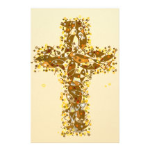 A fishy Cross. Personalized Stationery