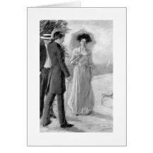A Flirty Encounter, Greeting Card