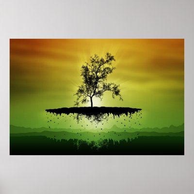 A Flying Tree 3 Posters by vladstudio