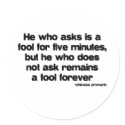 A Fool Forever quote stickers