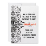 A Formal Fright Halloween Invite