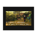 A fragment of endlessness Postcard