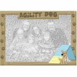 A-Frame Agility Dog Photo Frame photo sculptures