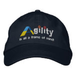 A-Frame of Mind Embroidered Hat (Dark) embroidered hats