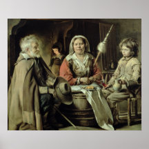 A French Interior, c.1645 Poster