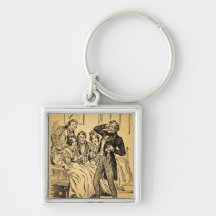 A Fresh Roar Of Laughter Key Chains
