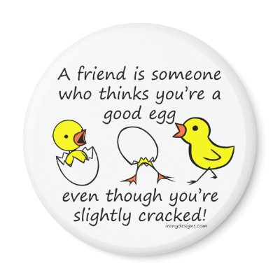 A friend is someone refrigerator magnet by ironydesigns
