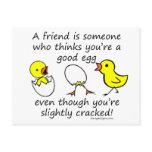 A friend is someone postcards