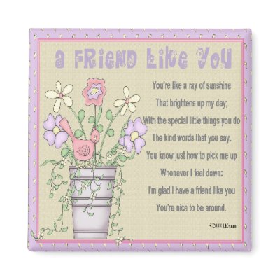 A Friend Like You Magnets by verseatility