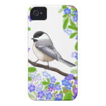 A Friendly Little Chickadee iPhone 4 Case