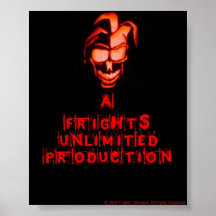 A frights unlimited production print