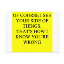 a funny divorce idea for you postcard